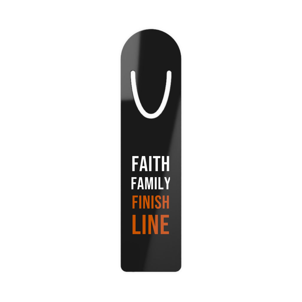 Faith Family Finish Line — Bookmark