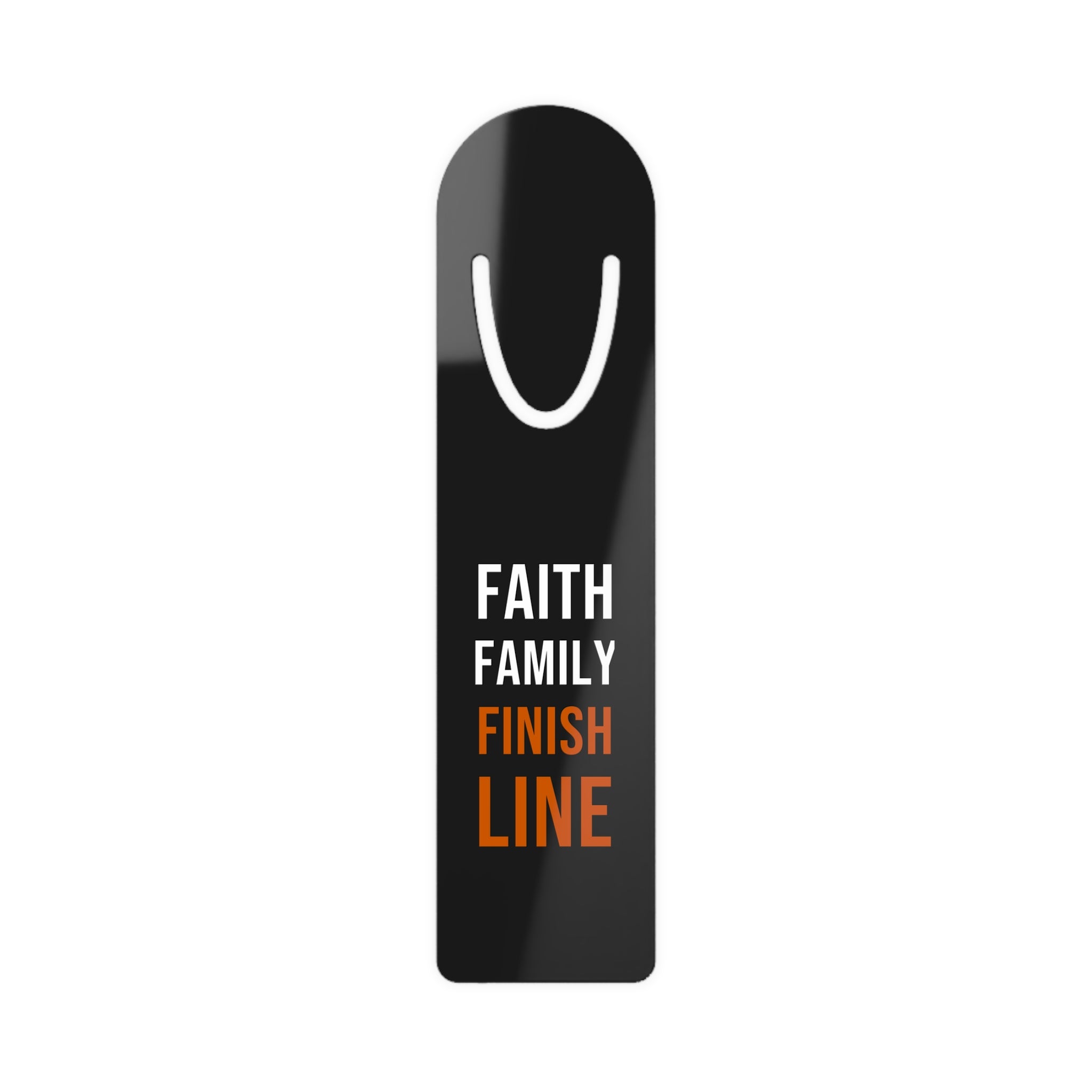 Faith Family Finish Line — Bookmark
