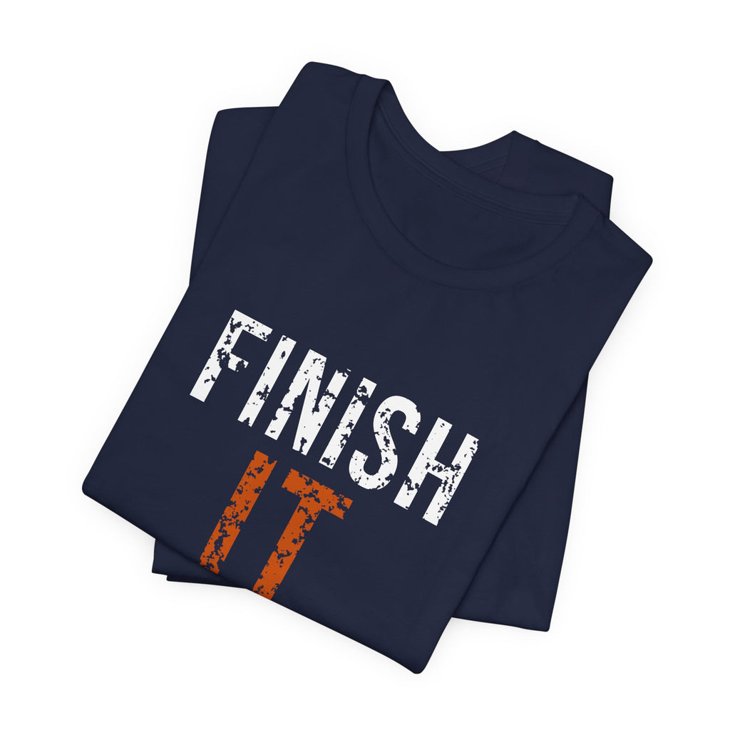 Finish It Tee — White/Orange