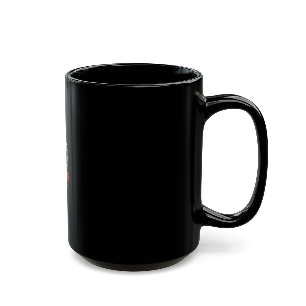 Faith Family Finish Line Mug — White/Orange