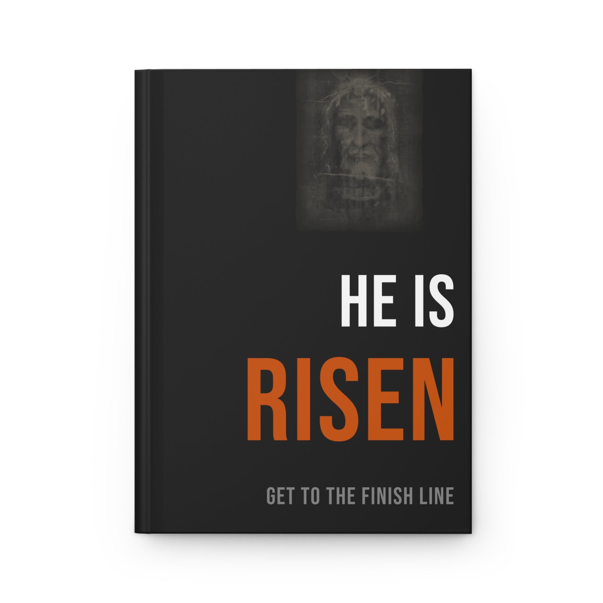 He Is Risen Journal — White/Orange