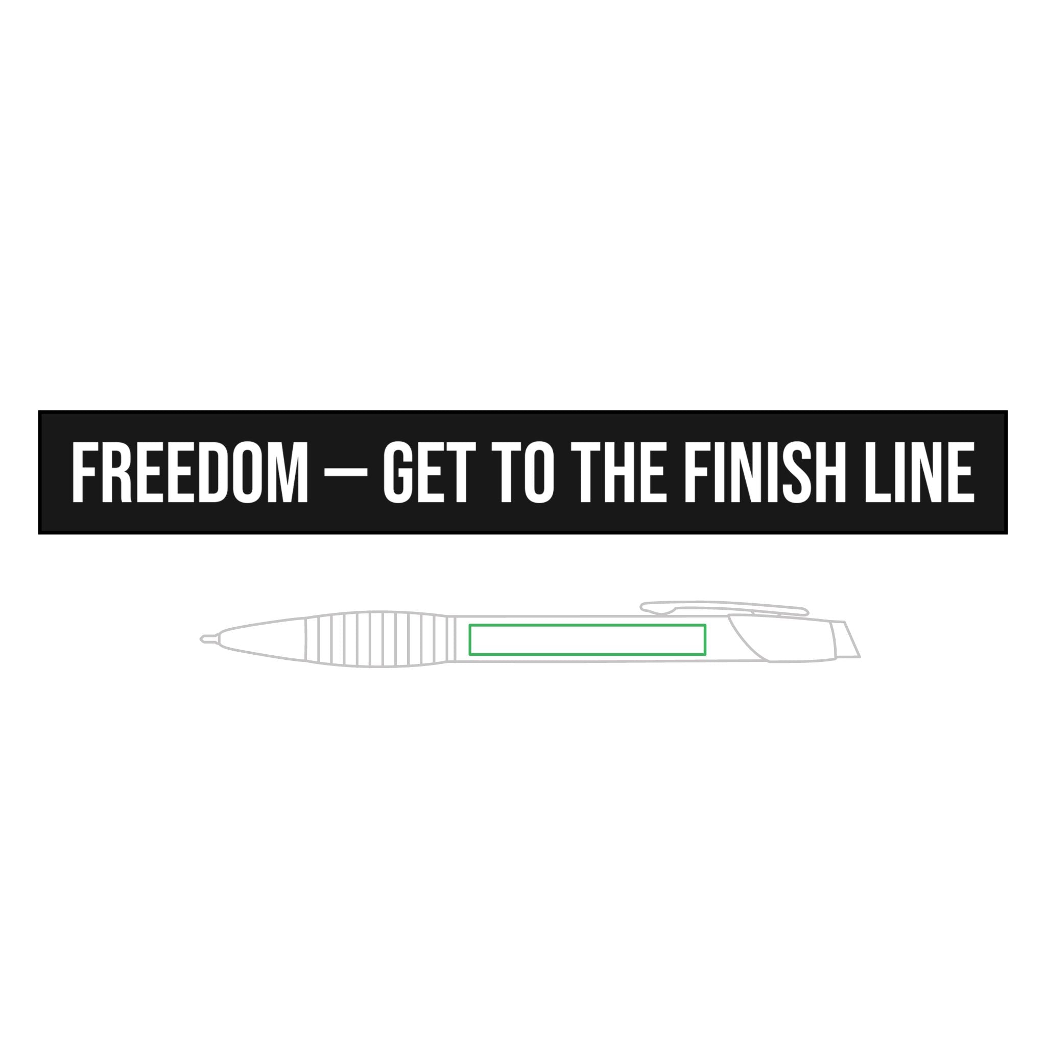 Freedom Pen — Engraved Brass