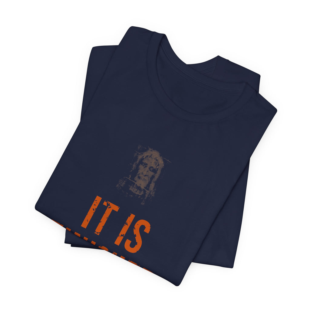 It Is Finished Tee — Burnt Orange