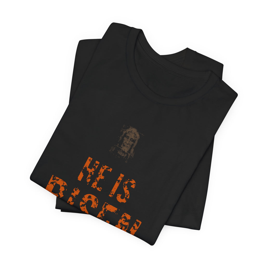 He Is Risen Tee — Burnt Orange