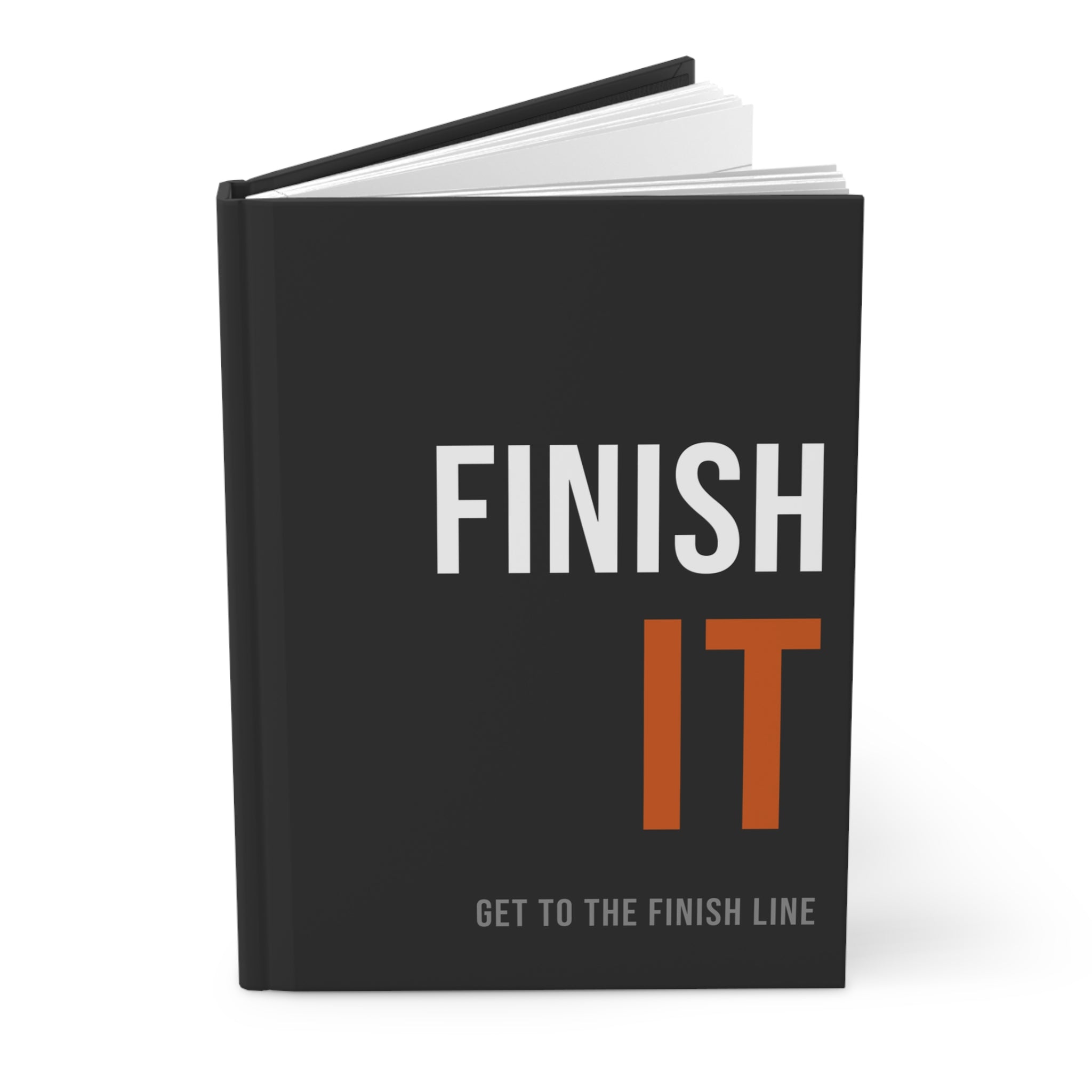 Finish It Journal — White/Orange