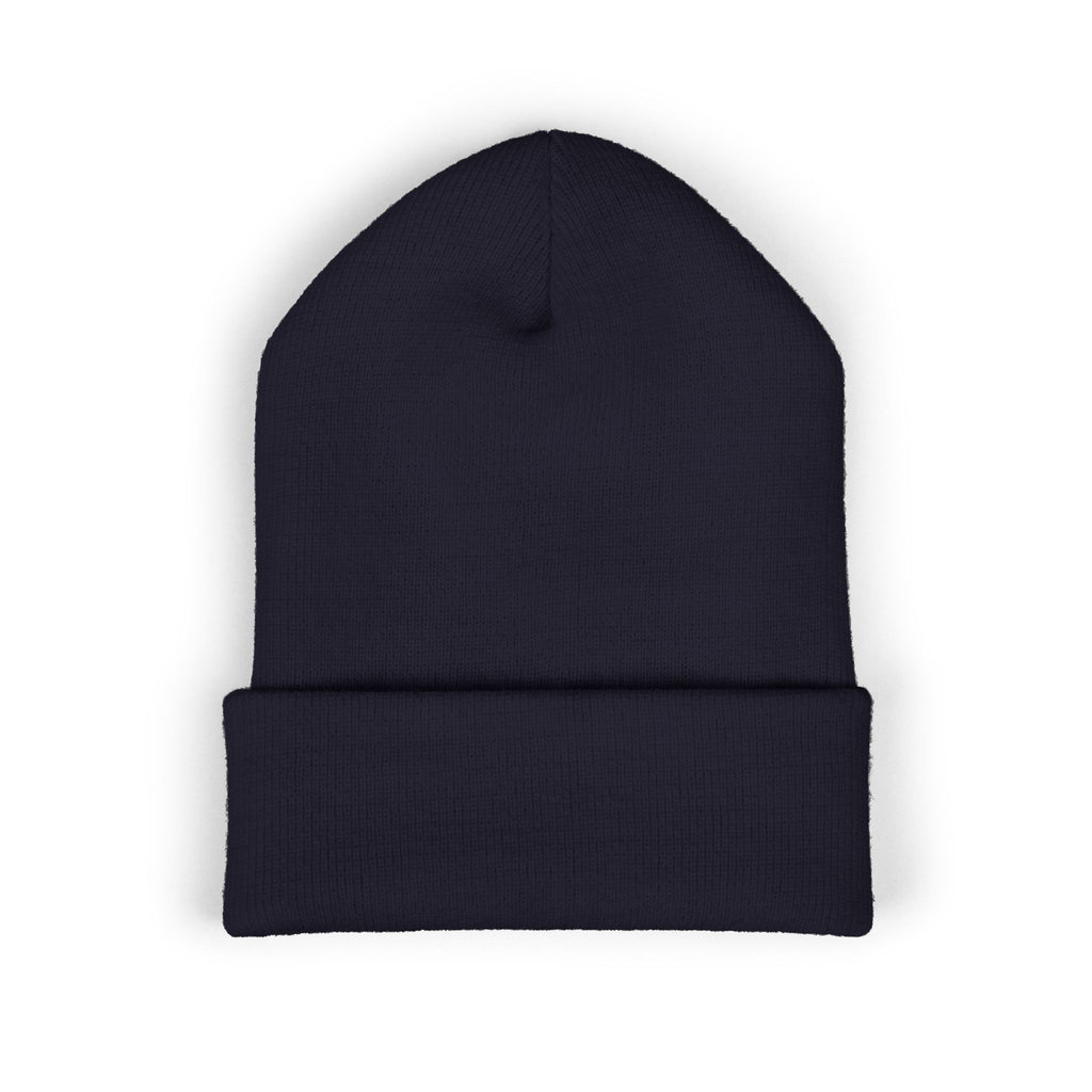 Finish Line Beanie — Embroidered Cuff