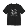 Faith Family Finish Line Tee — White
