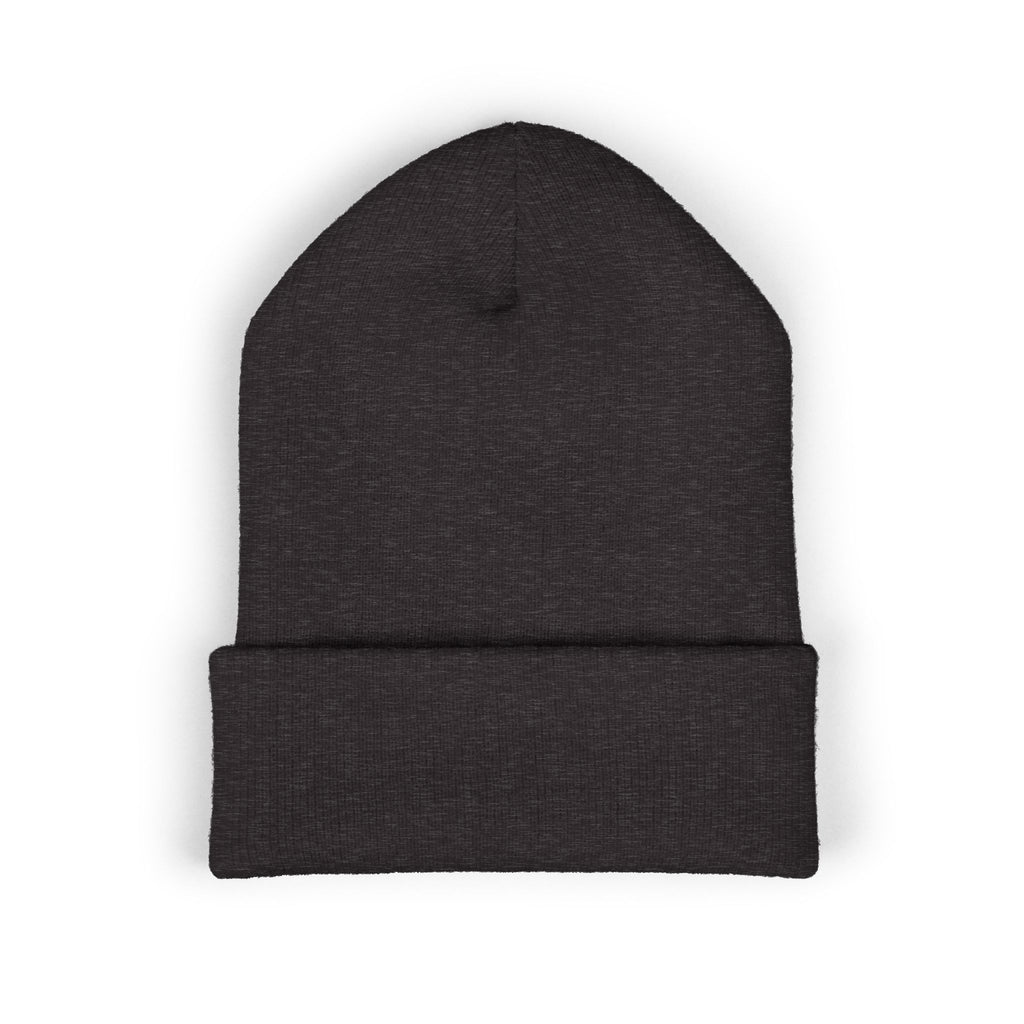 Finish Line Beanie — Embroidered Cuff