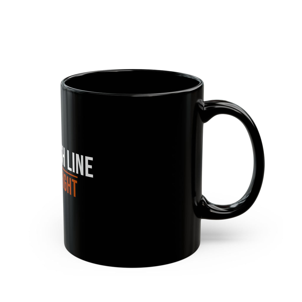 The Finish Line Is the Fight — Motivational Coffee Mug