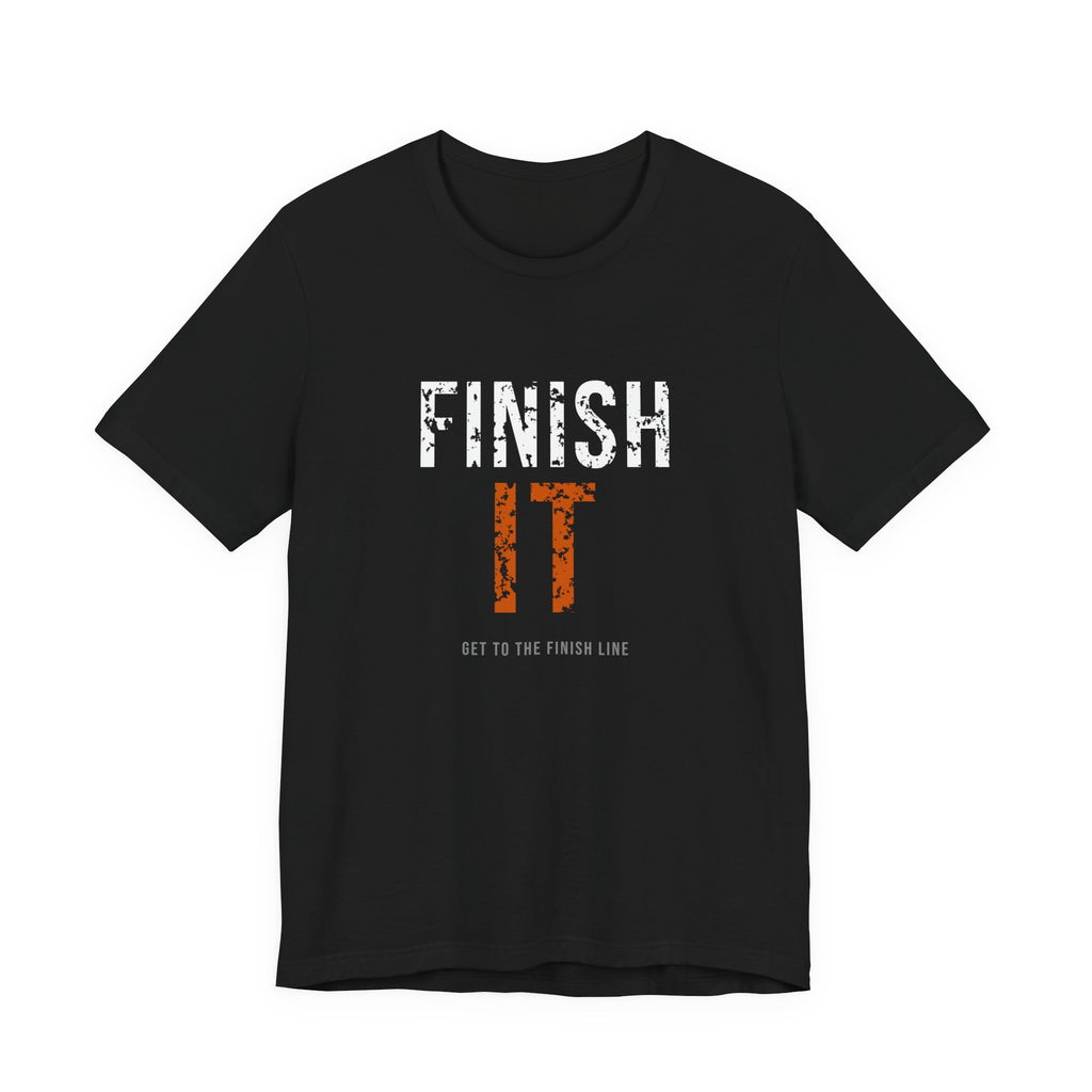 Finish It Tee — White/Orange