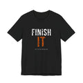 Finish It Tee — White/Orange
