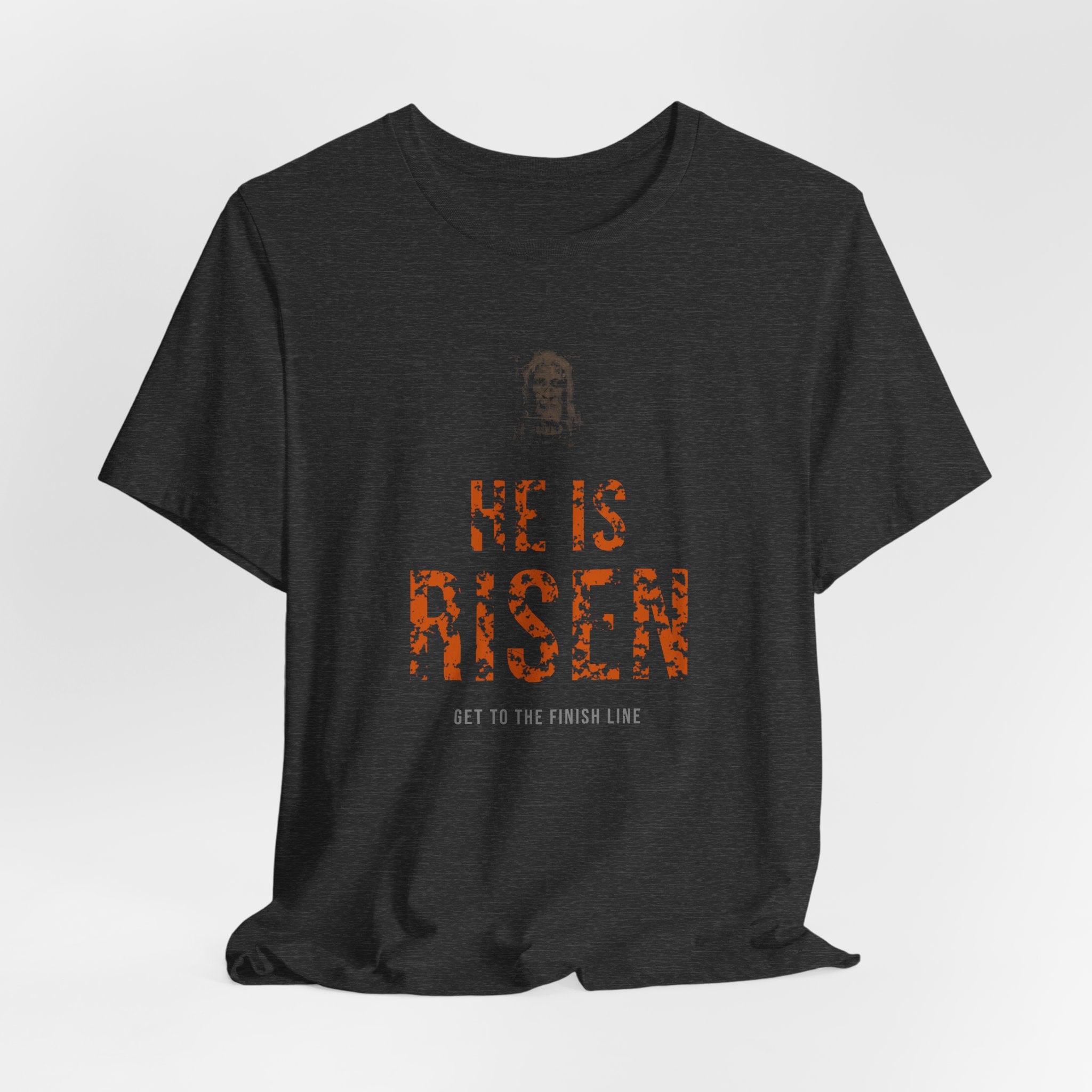 He Is Risen Tee — Burnt Orange