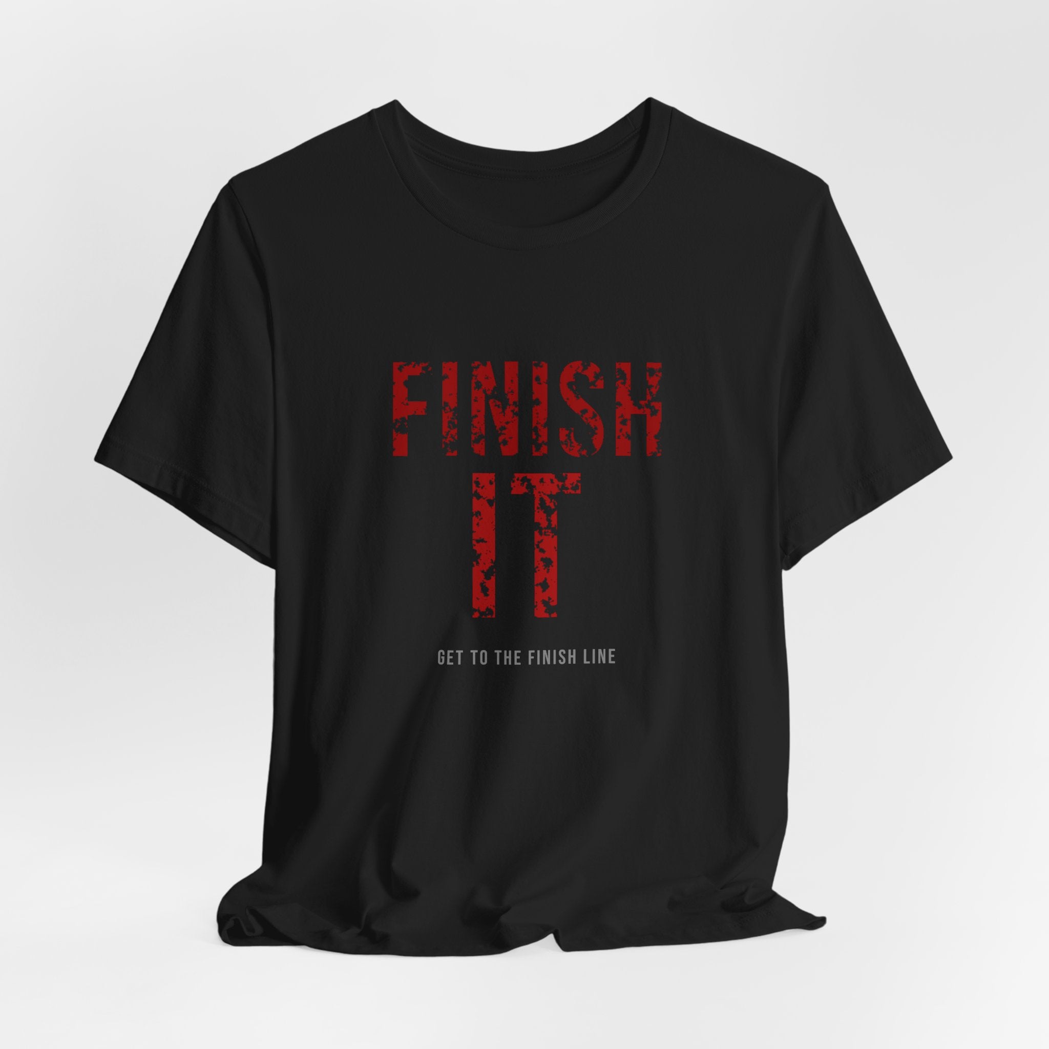 Finish It Tee — Blood Red