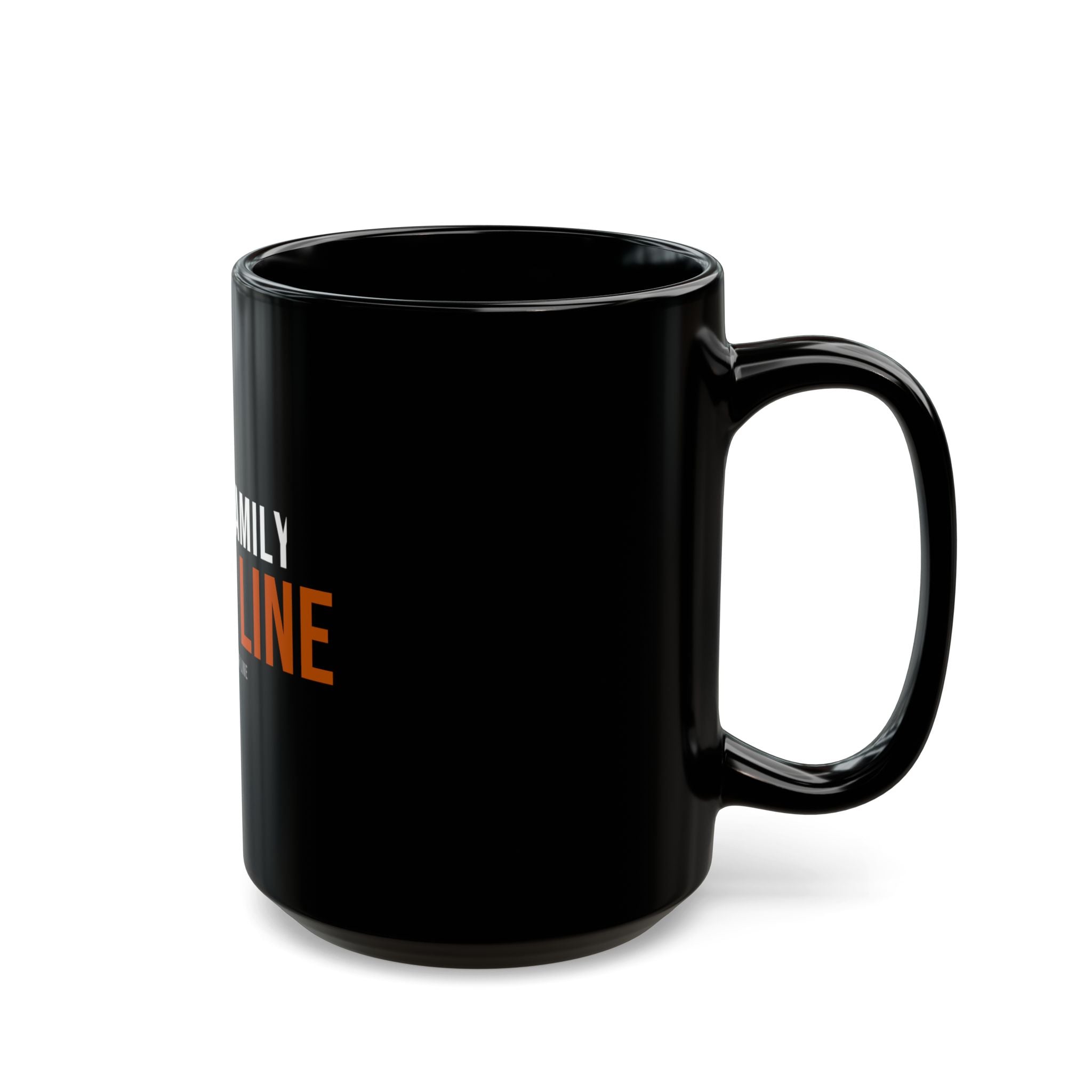Faith Family Finish Line — Motivational Coffee Mug