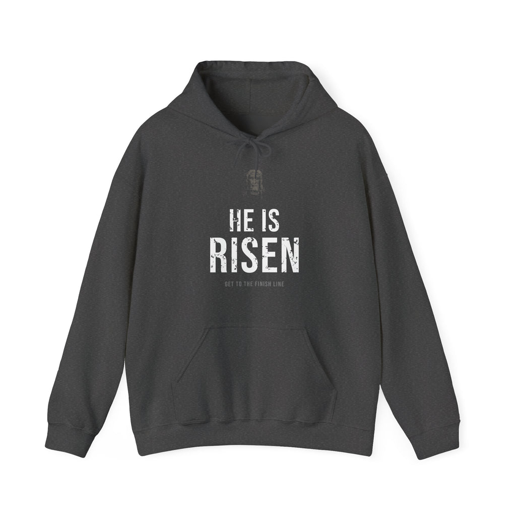 He Is Risen Hoodie — White