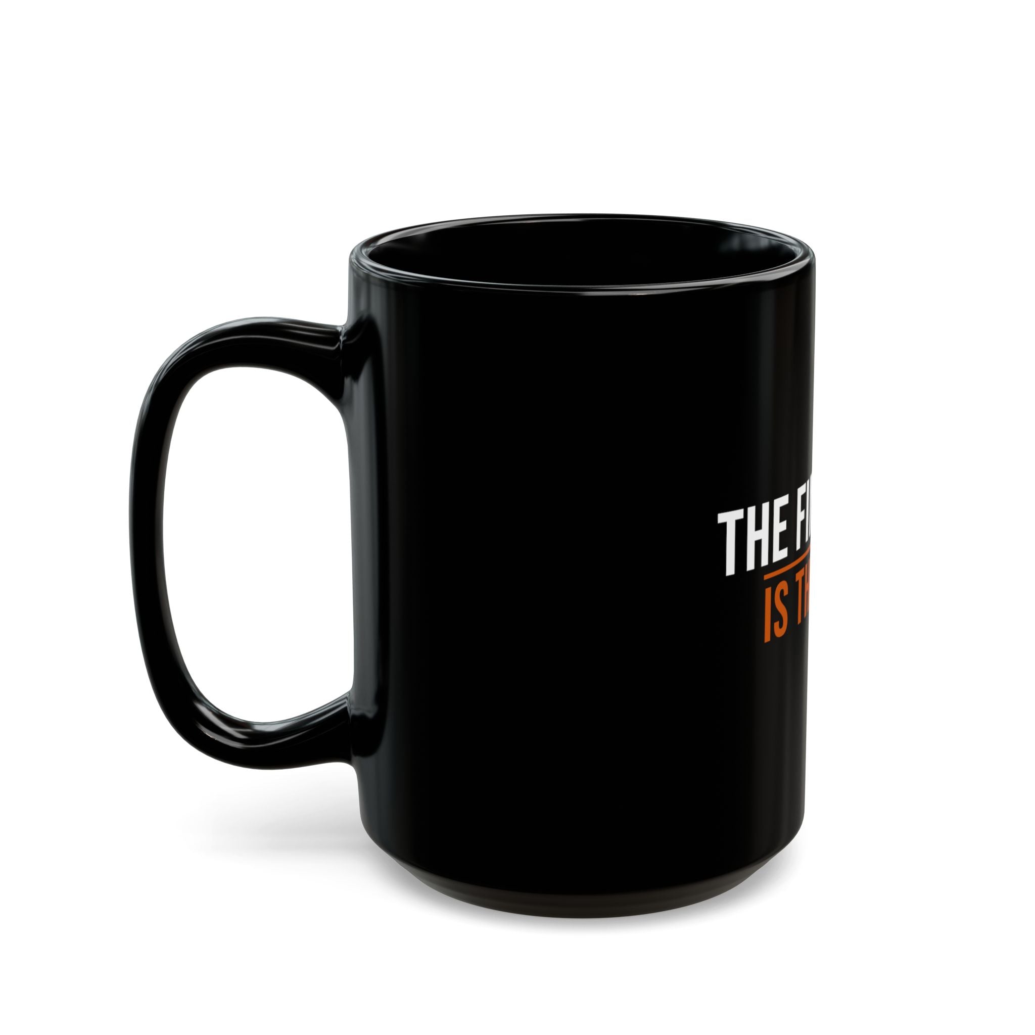 The Finish Line Is the Fight — Motivational Coffee Mug