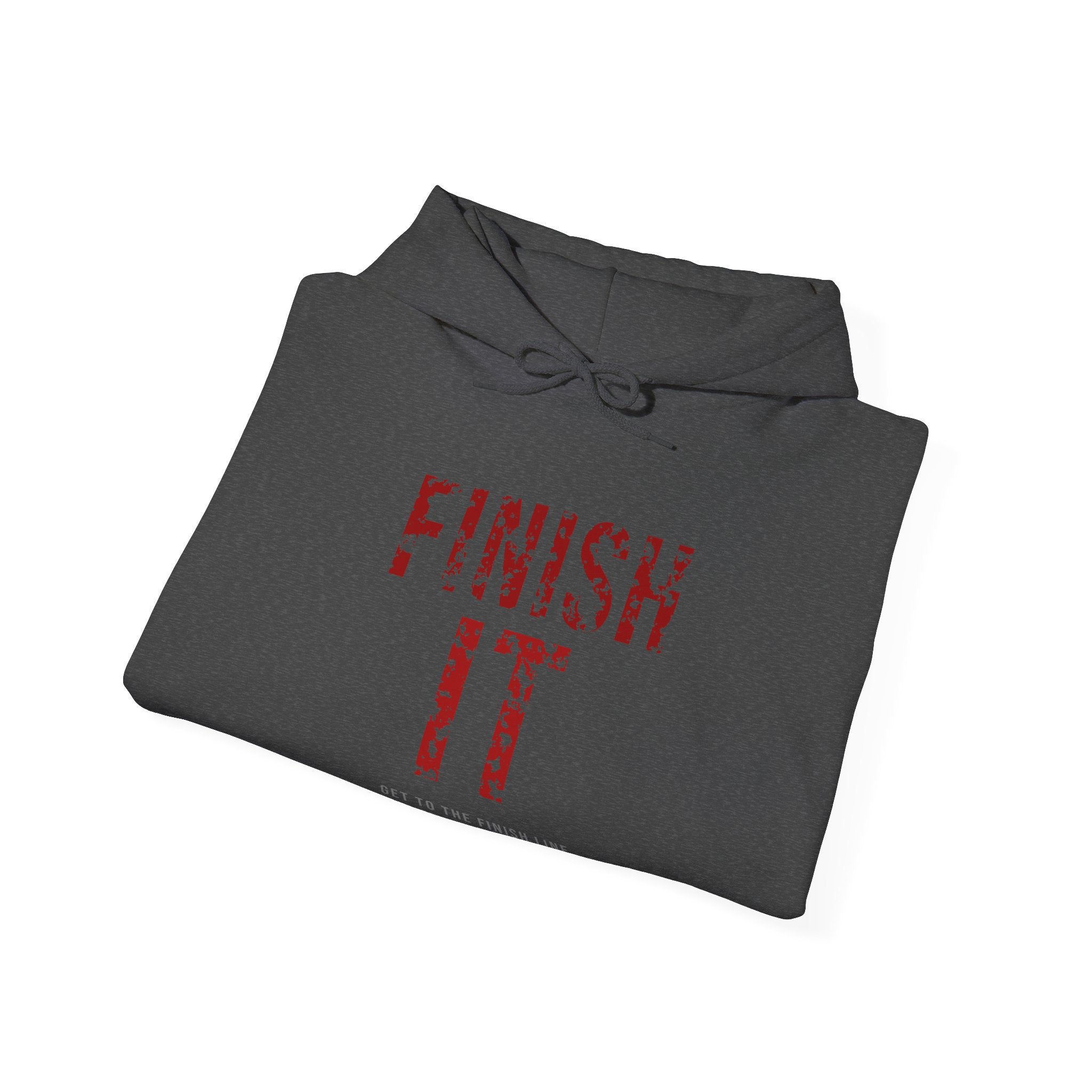 Finish It Hoodie — Blood Red