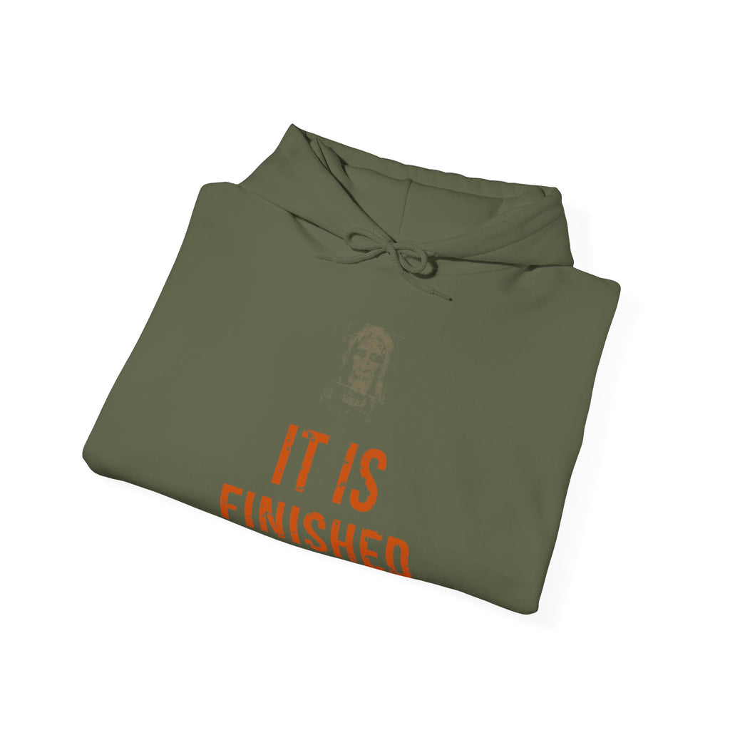 It Is Finished Hoodie — Burnt Orange