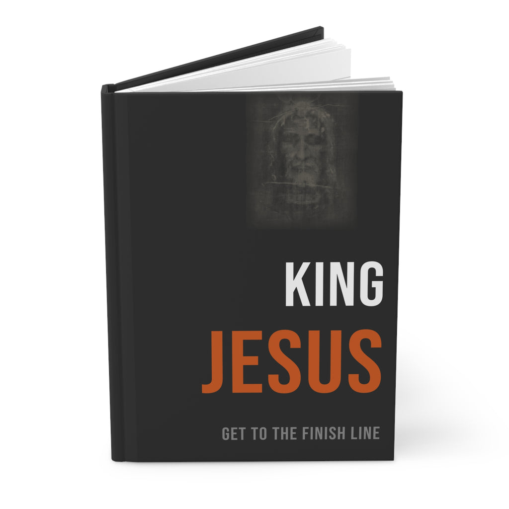 King Jesus Journal — White/Orange