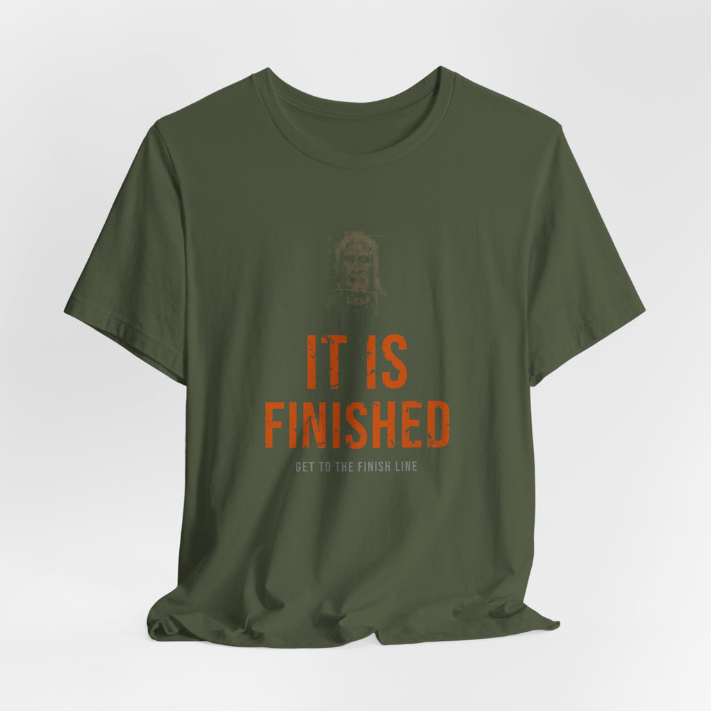 It Is Finished Tee — Burnt Orange