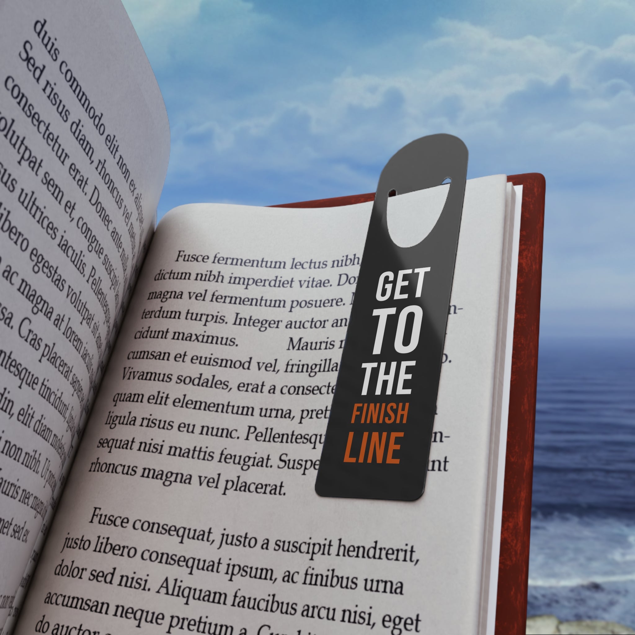 Get to the Finish Line — Bookmark