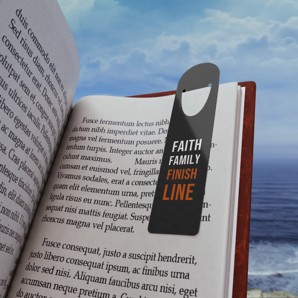 Faith Family Finish Line — Bookmark