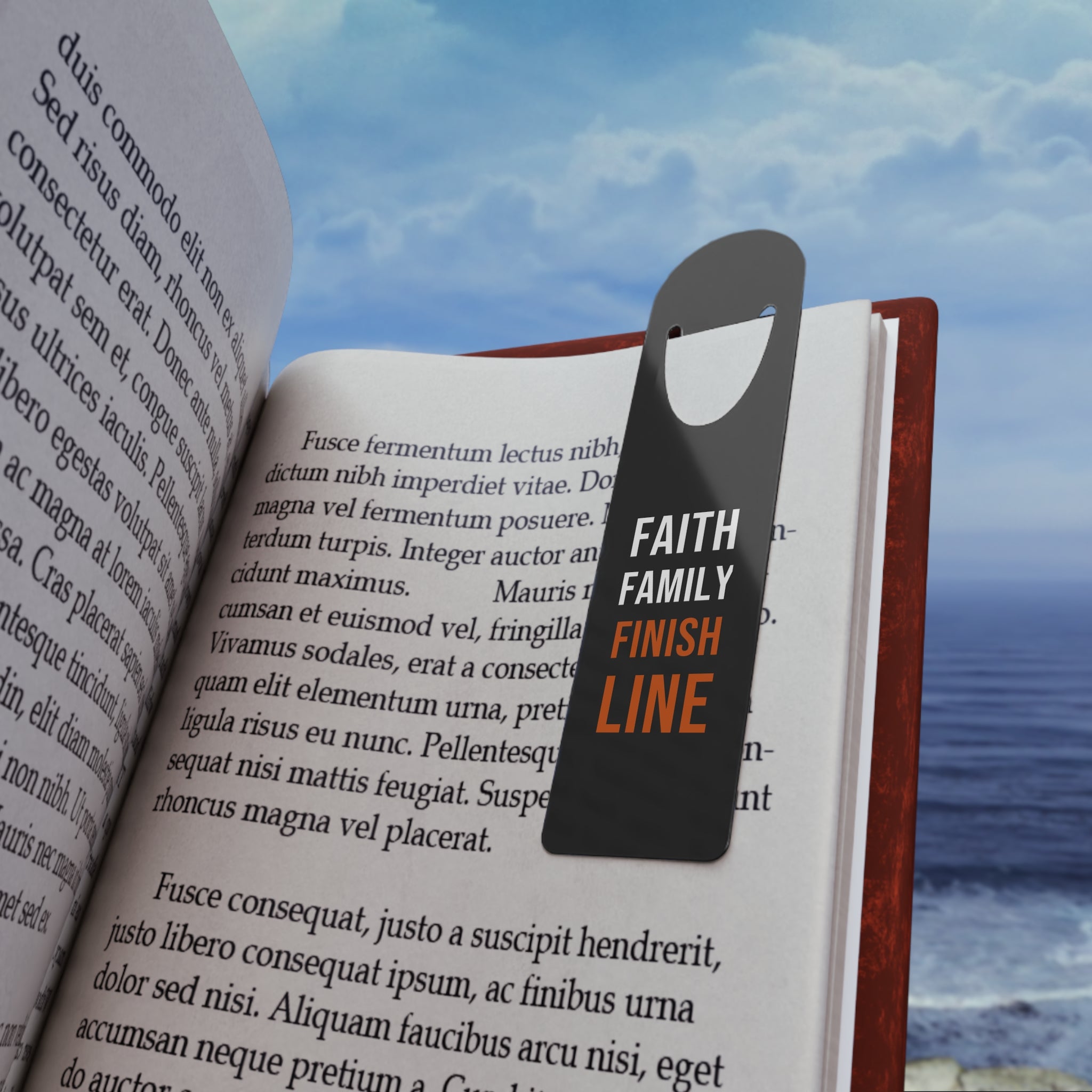 Faith Family Finish Line — Bookmark
