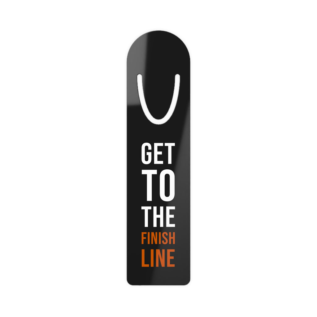 Get to the Finish Line — Bookmark