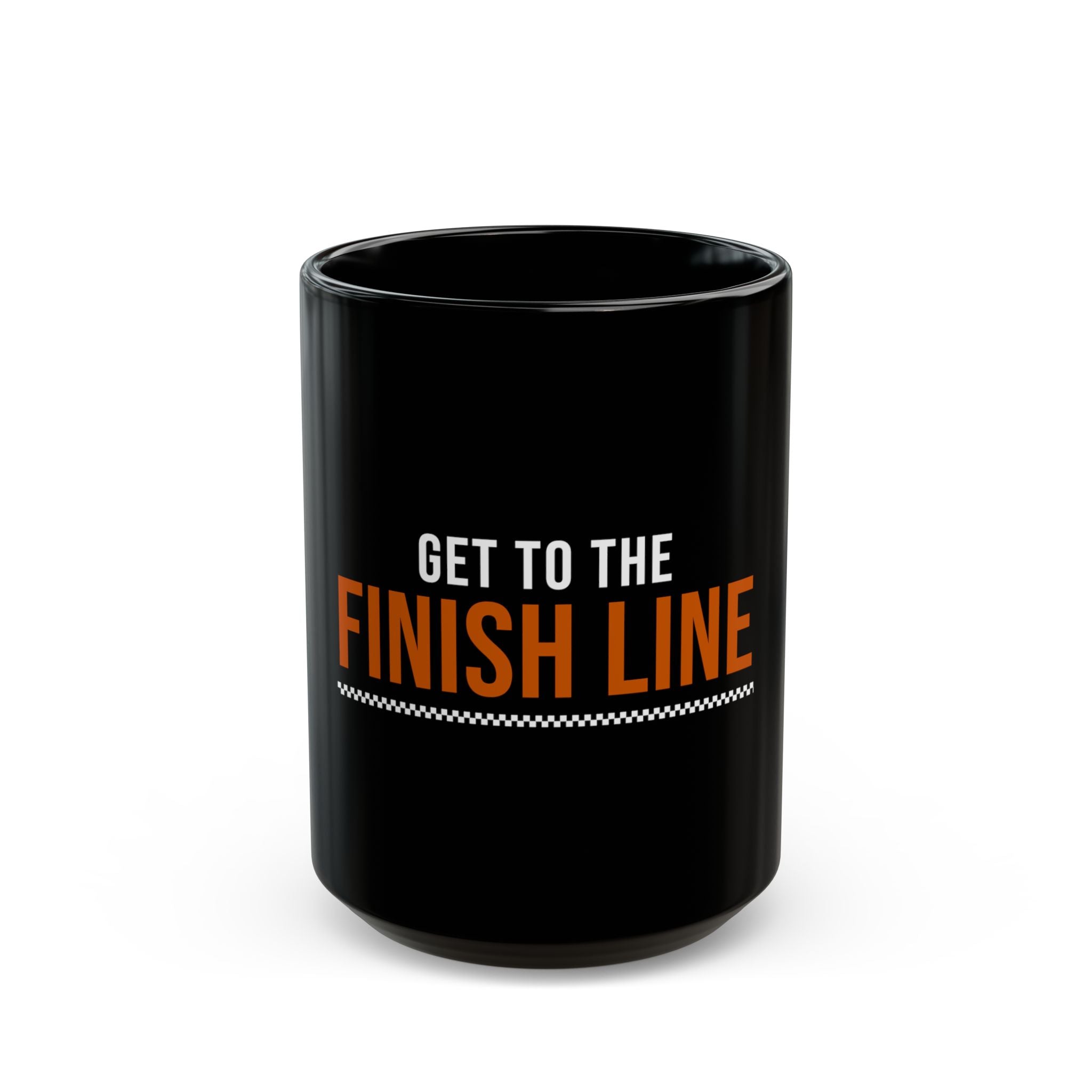 Get to the Finish Line — Motivational Coffee Mug