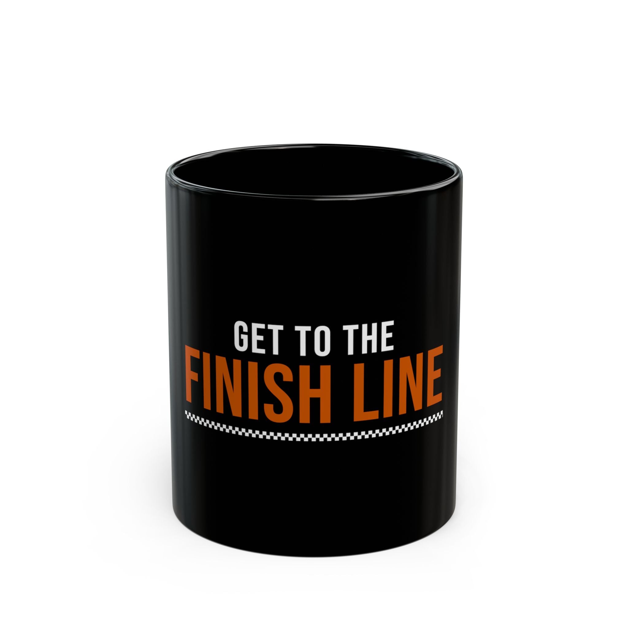 Get to the Finish Line — Motivational Coffee Mug