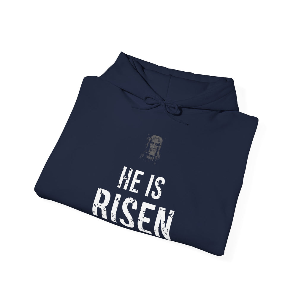 He Is Risen Hoodie — White