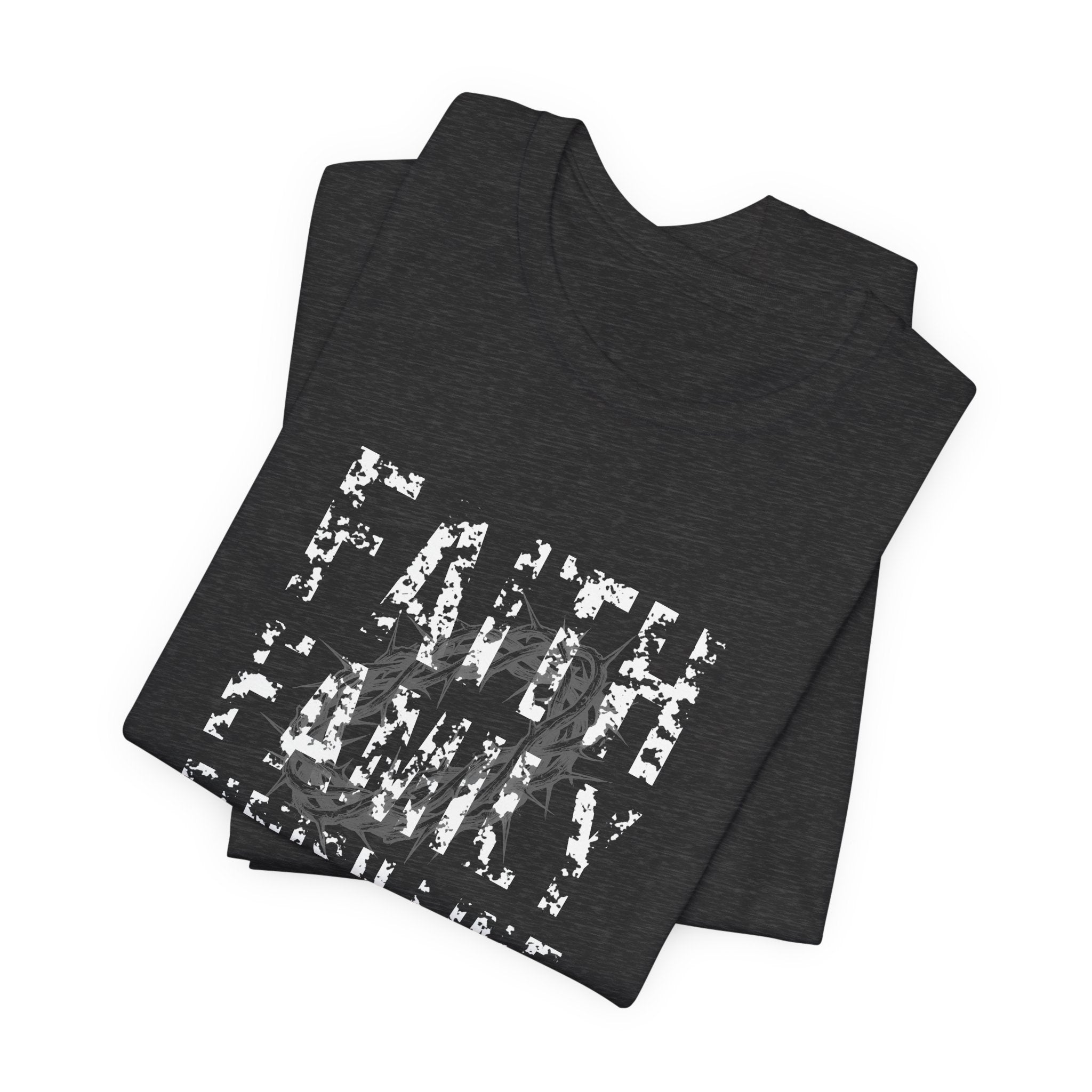 Faith Family Finish Line Tee — White