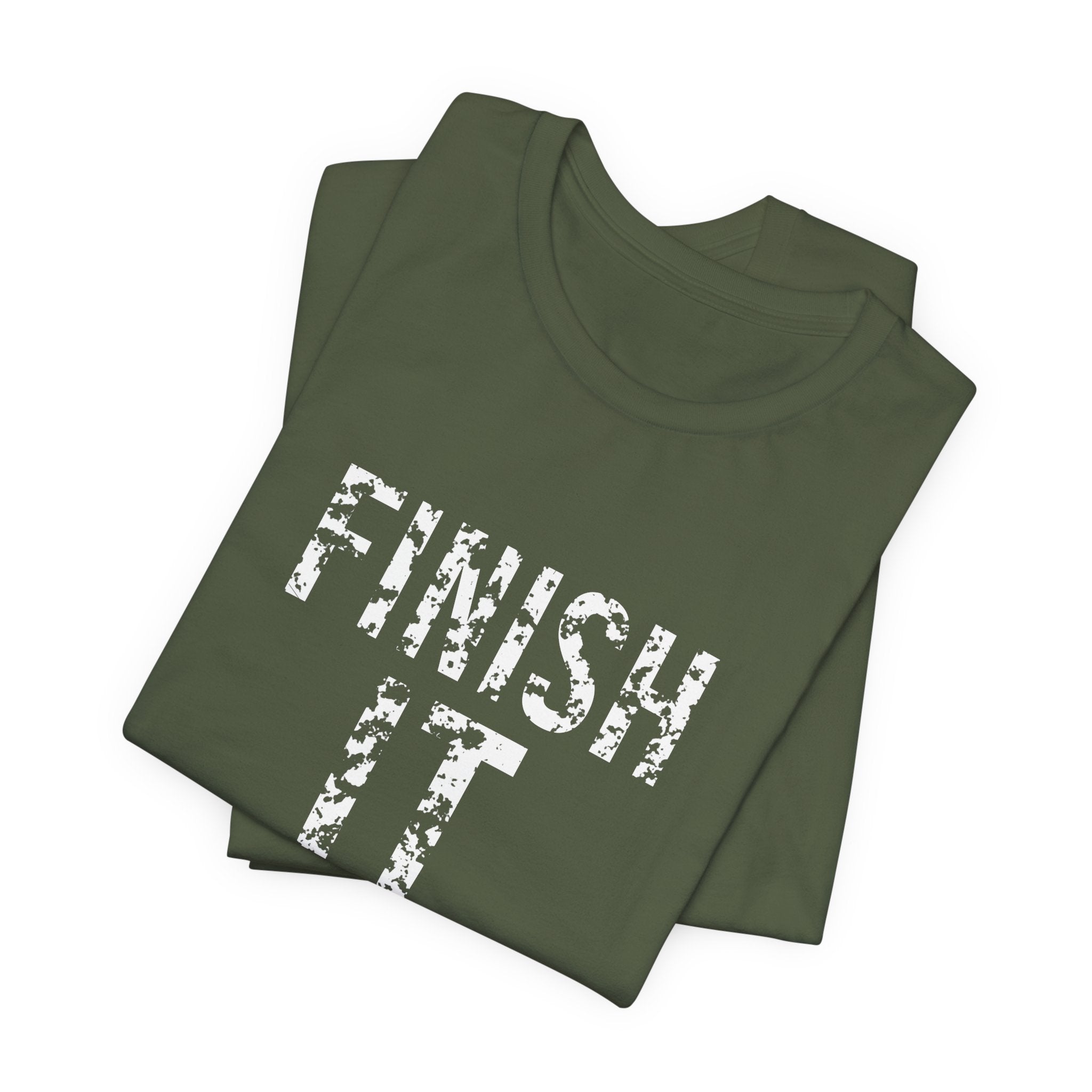 Finish It Tee — White