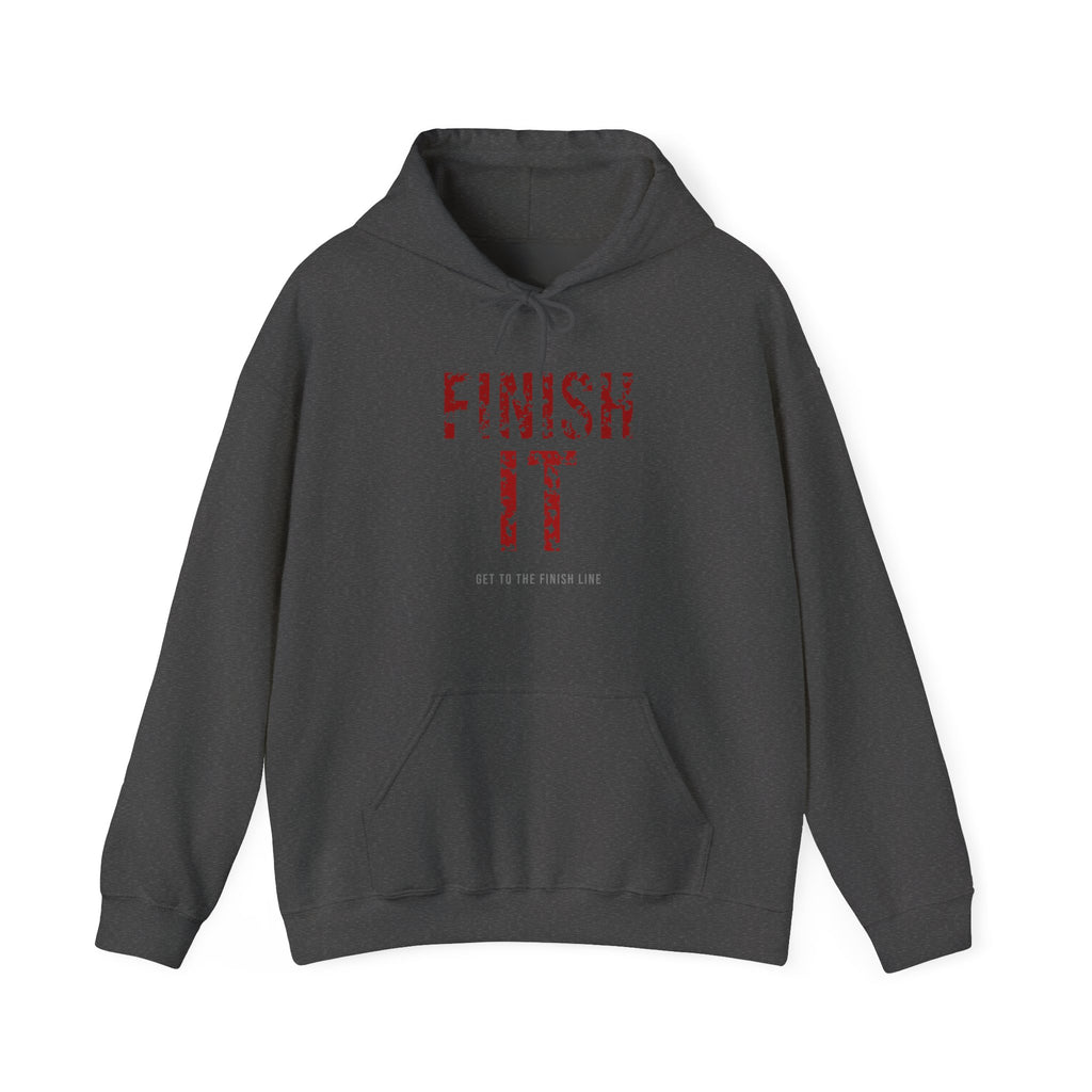 Finish It Hoodie — Blood Red