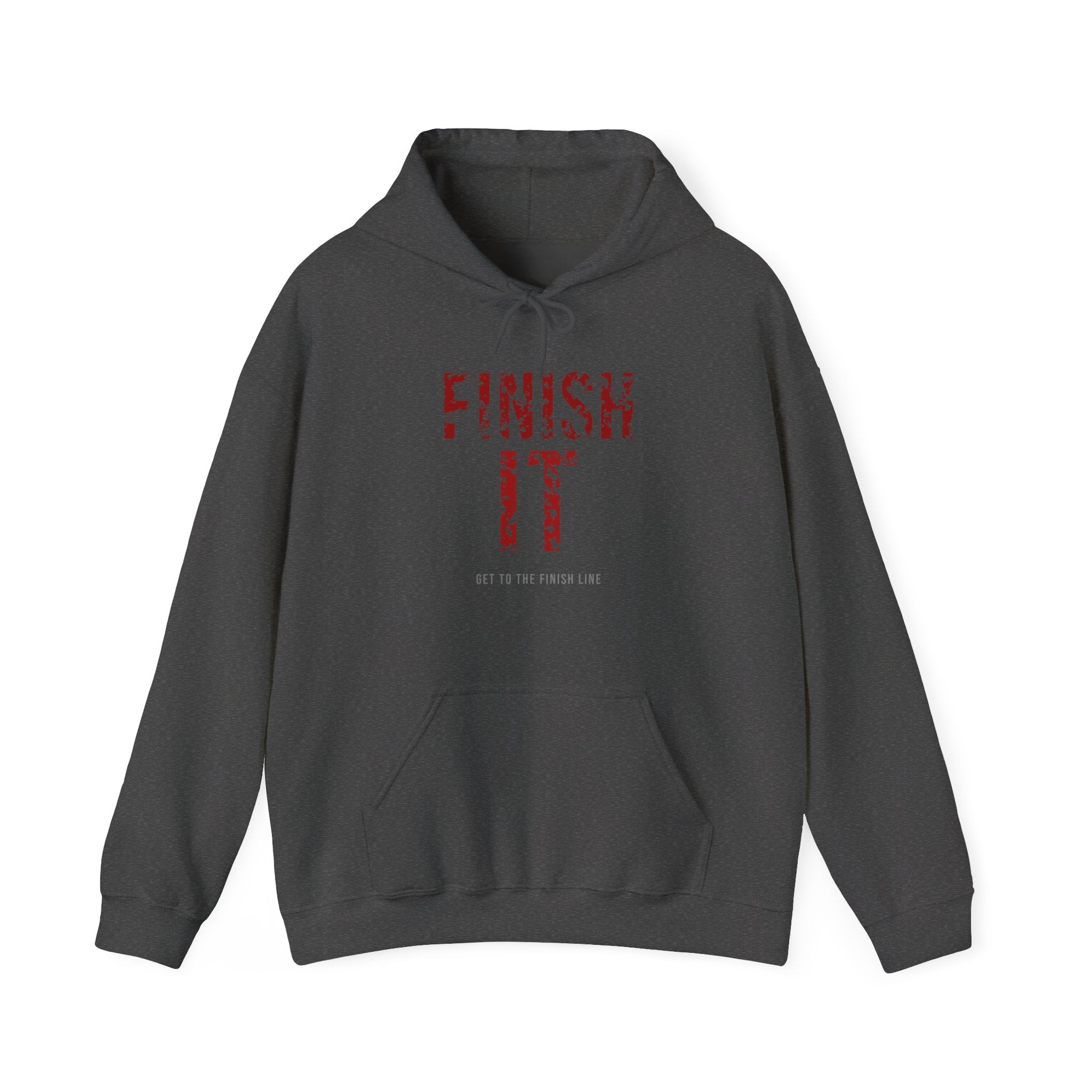 Finish It Hoodie — Blood Red