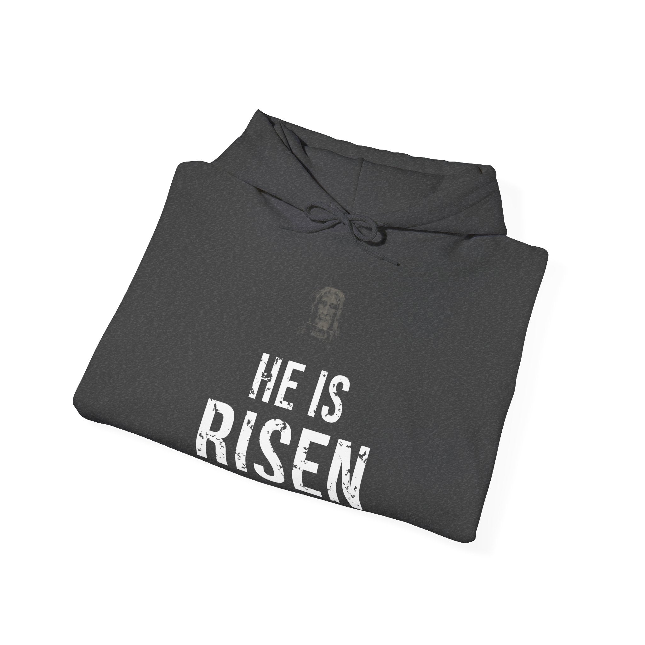 He Is Risen Hoodie — White