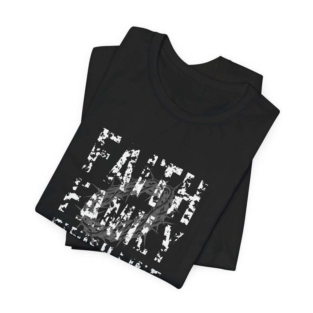 Faith Family Finish Line Tee — White