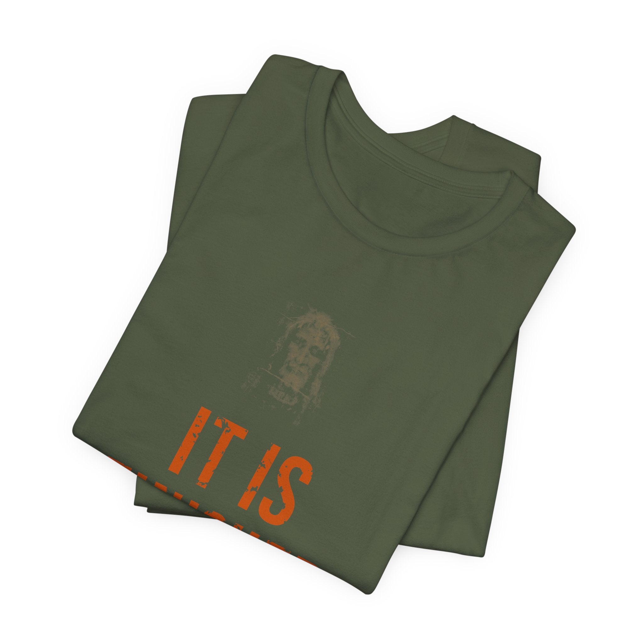 It Is Finished Tee — Burnt Orange