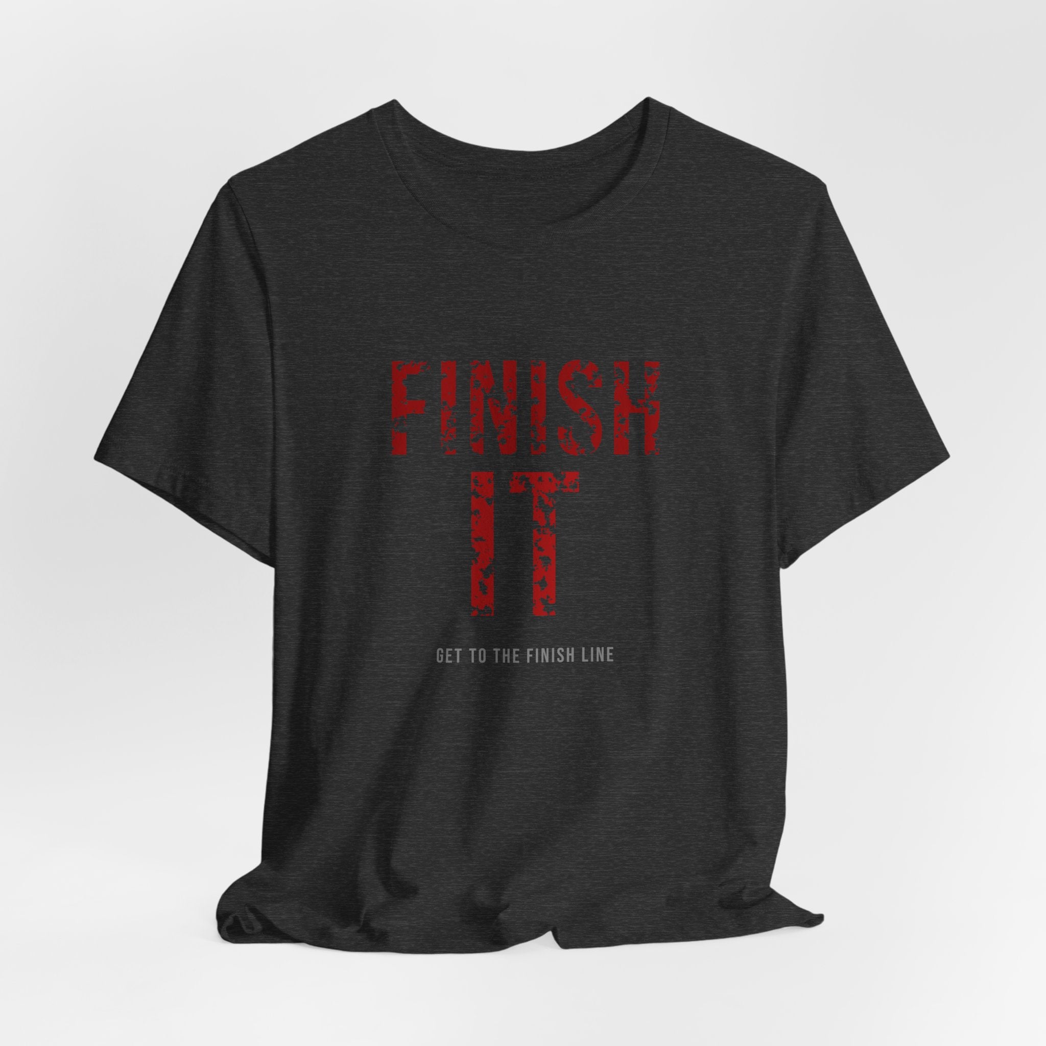 Finish It Tee — Blood Red