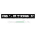 Finish It Pen — Engraved Brass